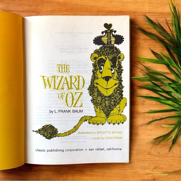 VINTAGE The Wizard of Oz Hardcover Book – Educator Classic Library, Illustrated - Picture 4 of 9